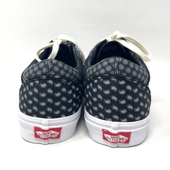 Vans Old Skool Black Womens Size Low Top Skateboarding White Canvas VN0A3WKT9XJ - Picture 6 of 11